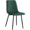 Jídelní židle Kondela Damia Velvet Typ 2 smaragdová