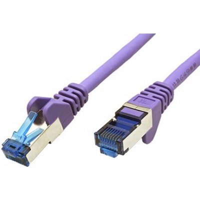Goobay 21.92.1848 S/FTP patch, kat. 6a, LSOH, 2m, fialový – Zboží Živě