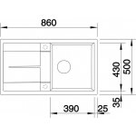 Blanco Metra 5 S černá – Zboží Dáma