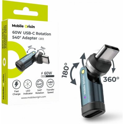 Origin 240W USB-C Rotation 540° Adapter CB13 MO-240WRA-CB13 – Hledejceny.cz