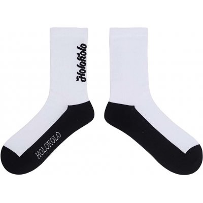 Holokolo Cyklistické ponožky klasické LINEAL černá/bílá