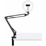 Puluz Selfie Ring kruhové LED světlo 7.9'' + držák na stůl, černé PKT3089B – Zbozi.Blesk.cz