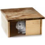 JK Animals Dřevěný domek Economic pro králíky 25 x 28 x 15 cm – Zboží Mobilmania