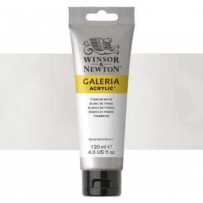 Winsor & Newton Akrylová barva 120ml Titanium White – Zboží Dáma