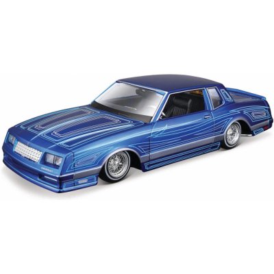 Maisto autoDesign 1968 Chevrolet Monte Carlo SS barva modrá 1:24 – Zboží Dáma
