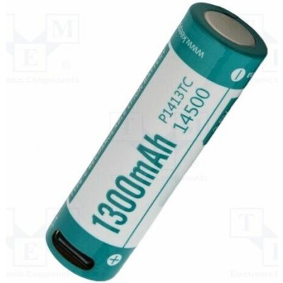 KEEPPOWER ICR14500-130PCM Akum: Li-Ion; 14500; 3,6V; 1300mAh; Ø14,3x50,2mm; 2A; 2ks. – Hledejceny.cz