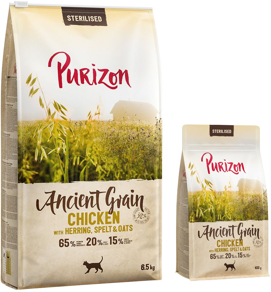 Purizon Adult Ancient Grain Sterilised s kuřecím a rybou 6,5 kg