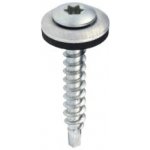 KLIMAS Klempířský šroub 4,8 x 35 mm lakovaný RAL - Torx 20 s EPDM (plech-dřevo) – Zbozi.Blesk.cz