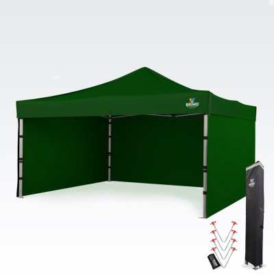 BRIMO ALU EXCLUSIVE 4x4 m HEX 45 mm - s 3 stěnami - Zelená P. Alu – Hledejceny.cz