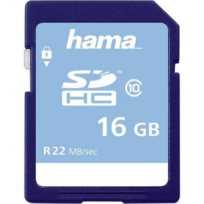Hama SDHC Class 10 16 GB 104367-H – Zbozi.Blesk.cz