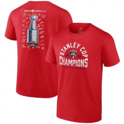 Fanatics pánské tričko Florida Panthers 2024 Stanley Cup Champion s Signature Roster