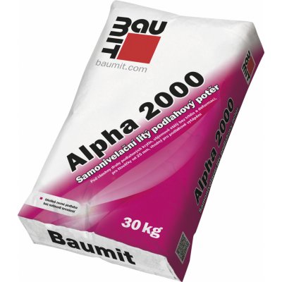 Baumit Alpha 2000 Potěr samonivelační litý 30 kg – Zbozi.Blesk.cz
