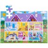 Puzzle Bigjigs Toys Podlahové Domeček 48 dílků