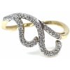 Prsteny Diante Zlatý prsten s briliantem AAK2614Y 01