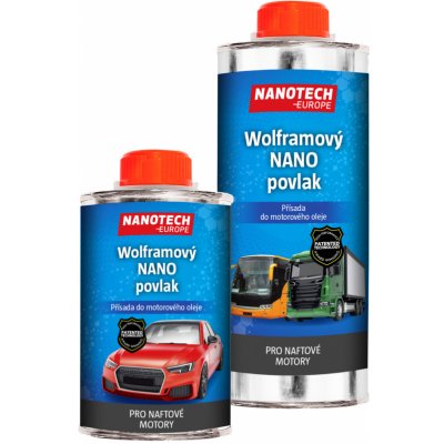 Nanotech-Europe Wolframový NANO povlak - přísada do motorového oleje pro NAFTOVÉ motory 500 ml – Zboží Mobilmania