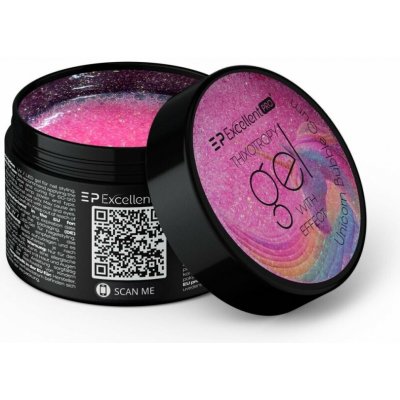 Excellent Pro stavební Thixotropní gel s efektem Unicorn Bubble Gum 15 g – Sleviste.cz