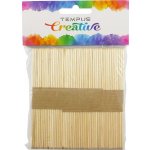 Dřevěné špachtle přírodní - 11,4 × 1 cm, 50 ks – Hledejceny.cz