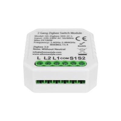 IMMAX NEO SMART kontroler (L) V4 2-tlačítkový Zigbee 3.0, TUYA (07517L) – Zbozi.Blesk.cz