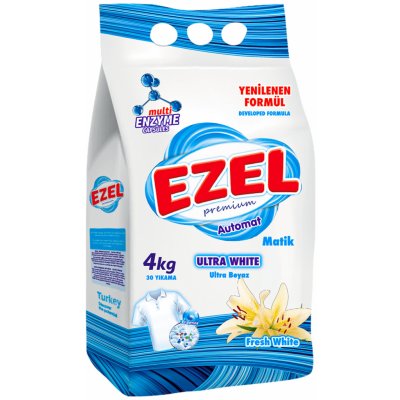 Ezel Premium Prací prášek na bílé prádlo 4 Kg – Zbozi.Blesk.cz