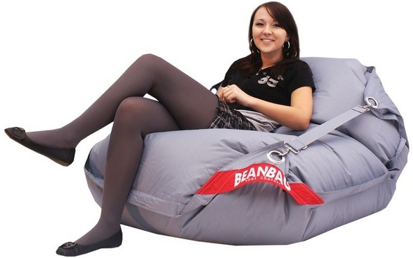 BeanBag 189x140 Comfort s popruhy gray