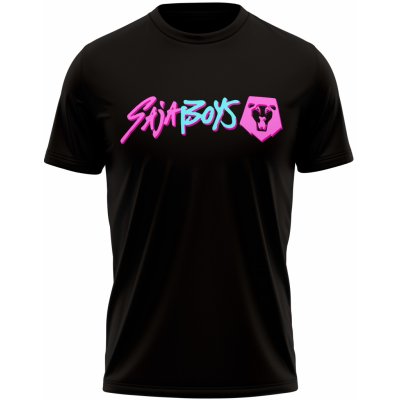 K-Pop Demon Hunters tričko Saja Boys Logo černé – Hledejceny.cz