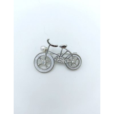 Phoenix brož Jízdní kolo stříbrná 1427111750 – Zboží Mobilmania