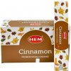 Vonná tyčinka Hem Vonné tyčinky Premium Masala Cinnamon Skořice 15 g