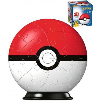 Ravensburger 3D puzzleball Pokémon Pokéball 54 ks