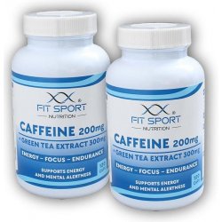 FitSport Nutrition Caffeine 200 + Green Tea 300 240 kapslí
