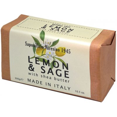 Saponifico Varesino toaletní mýdlo Lemon & Sage 300 g – Hledejceny.cz