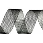 Modistická krinolína na vyztužení šatů a výrobu fascinátorů šíře 2,5 cm Varianta: 2 (CC16) černá, Balení: 22.5 m – Sleviste.cz