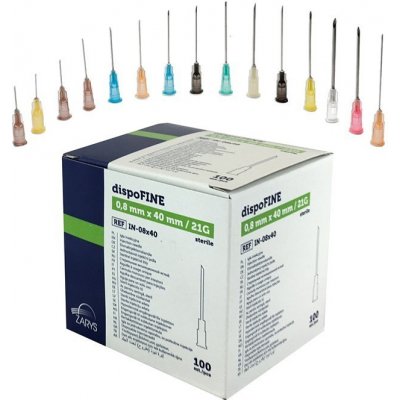 dispoFINE Injekční jehla 14 G 2,10 x 40 mm zelená 100 ks – Zboží Dáma