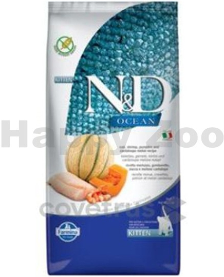 N&D Grain Free Ocean Kitten Cod & Shrimp & Pumpkin & Melon 5 kg