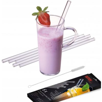 SIMAX Brčko sklo 15 cm rovné 6 ks kartáček – Zboží Dáma