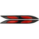 Chránič dveří DAGGER RED samolepící 2 ks Compass 34301 | Zboží Auto