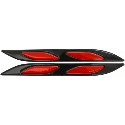 Chránič dveří DAGGER RED samolepící 2 ks Compass 34301 | Zboží Auto