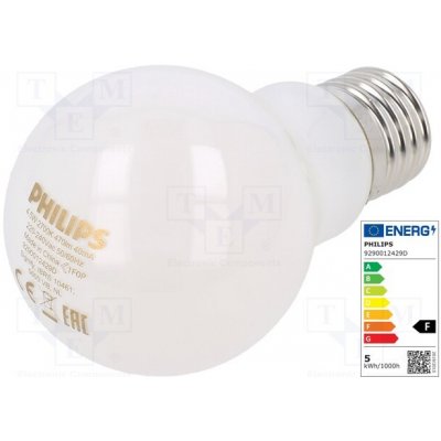 Philips 8718696419656 žárovka LED teple bílá E27 230VAC 470lm P 4,5W 2700K – Zboží Mobilmania