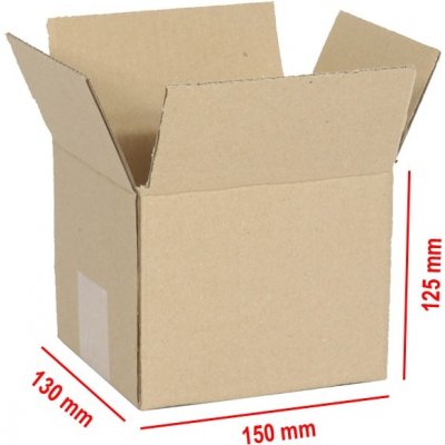 Obaly KREDO Kartonová krabice 150 x 130 x 125 mm 3VVL – Zboží Mobilmania