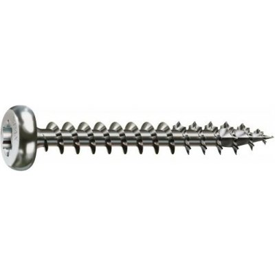 SPAX terasový šroub, 5x60 mm, A2 Antik, upevňovací závit - 400 ks – Hledejceny.cz