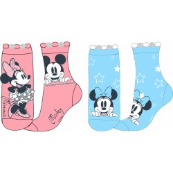 Minnie Mouse Dívčí ponožky 52348772, tyrkysová/ růžová