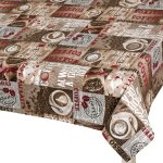 Bellatex ubrus Ema Káva hnědá červená 120x140cm – Zboží Dáma