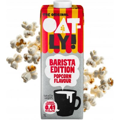 Oatly Ovesný nápoj barista popcorn 1 l – Sleviste.cz