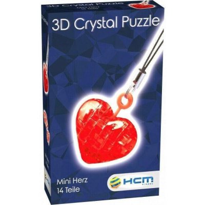 HCM KINZEL 3D Crystal puzzle Mini srdce 14 ks – Hledejceny.cz