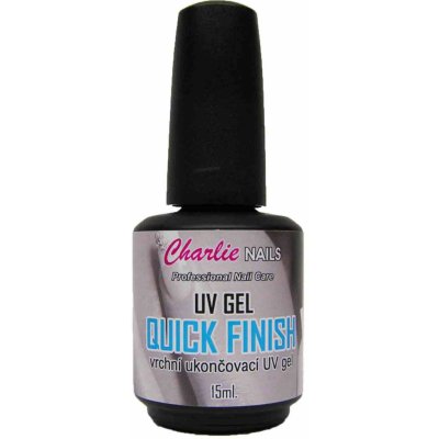 Charlie UV gel quick finish průhledný vrchní lesk 15 ml – Zbozi.Blesk.cz