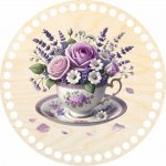 Dřevěný svět online Dno nebo víko na košík - Šálek s květy Velikost: 10 cm, Typ dna nebo víka: Dno/víko na háčkování – Zboží Dáma Dřevěný svět online Dno nebo víko na košík - Šálek s květy Velikost: 10 cm, Typ dna nebo víka: Dno/víko na háčkování – Zboží Dáma