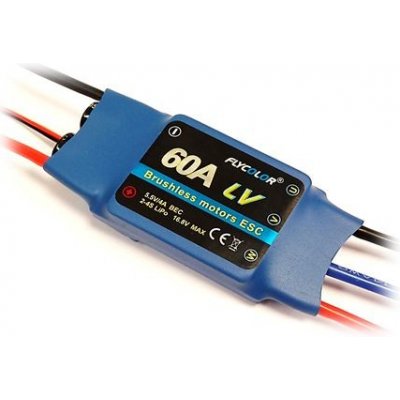 FLYCOLOR Regulátor otáček ESC 60A BEC 5.5V/4A 2-4S – Hledejceny.cz