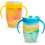Munchkin Miracle 360° Tie Dye Cup Tropical žlutý a modrý 2 ks 207 ml – Sleviste.cz