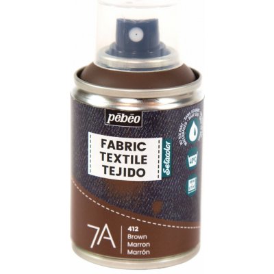 Pebeo barva na textil ve spreji 7A 100 ml 412 Brown – Zboží Dáma