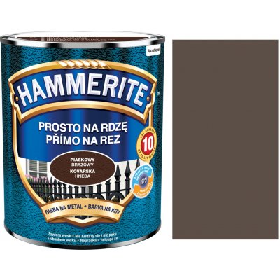 Hammerite na rez 0,75L kovářská hnědá – Zbozi.Blesk.cz