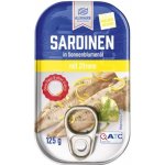 G&G Sardinky ve slunečnicovém oleji 125 g – Zboží Dáma